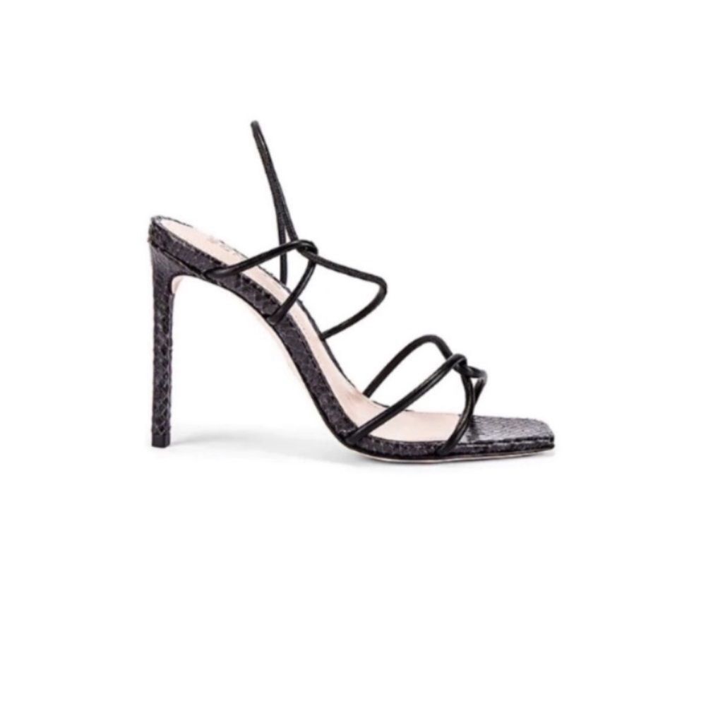 SCHUTZ Black Strappy Heels